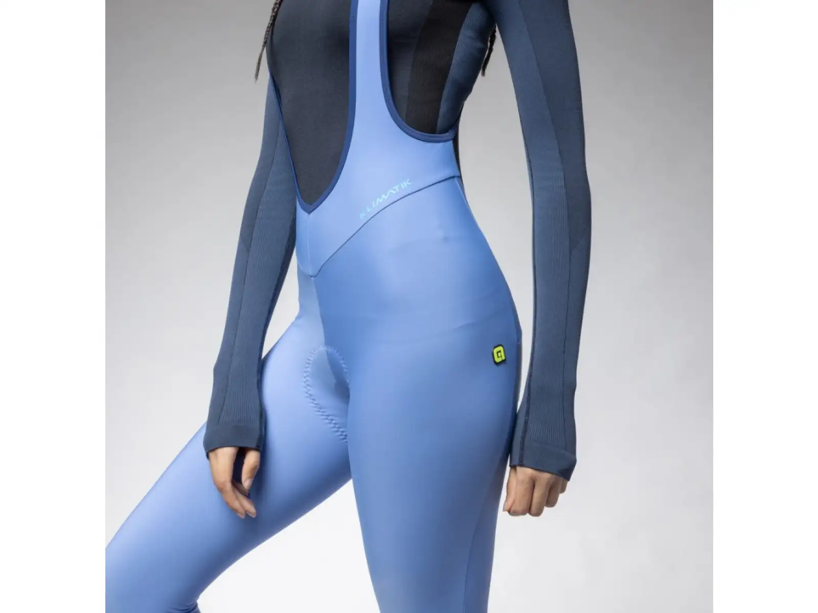 Alé Klimatik K-Atmo 3.0 Damen Winterhose mit Trägern Pale Blue