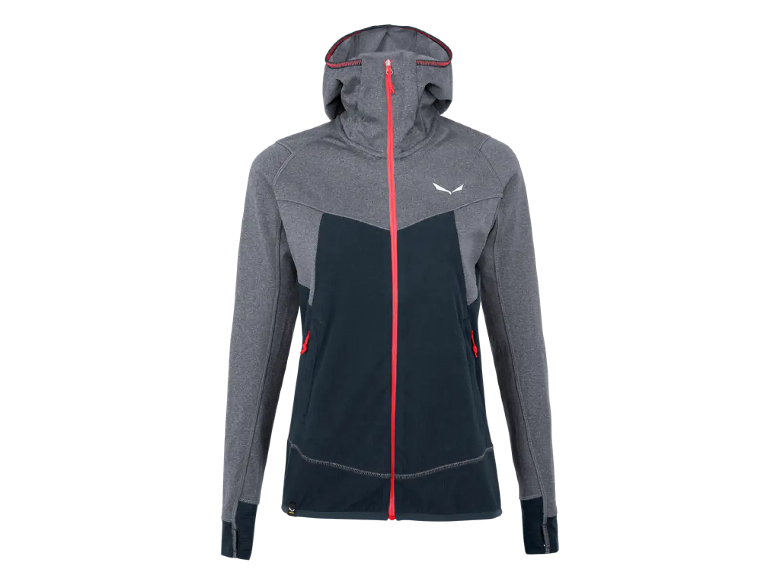 Salewa Puez Hybrid Polarlite Full Zip Damen Fleecejacke Navy Blazer Melange