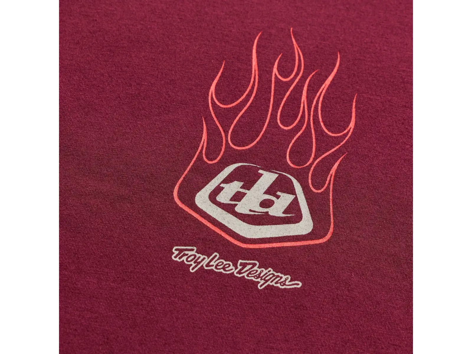Troy Lee Designs Flame 2 Herren T-Shirt Kurzarm Sangria