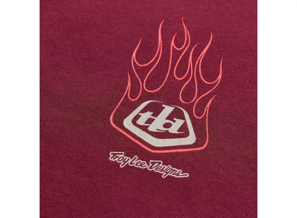 Troy Lee Designs Flame 2 Herren T-Shirt Kurzarm Sangria