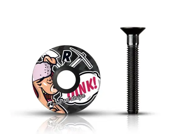 Rie:sel Design Stem:cap Kopfdeckelkappe trail pig