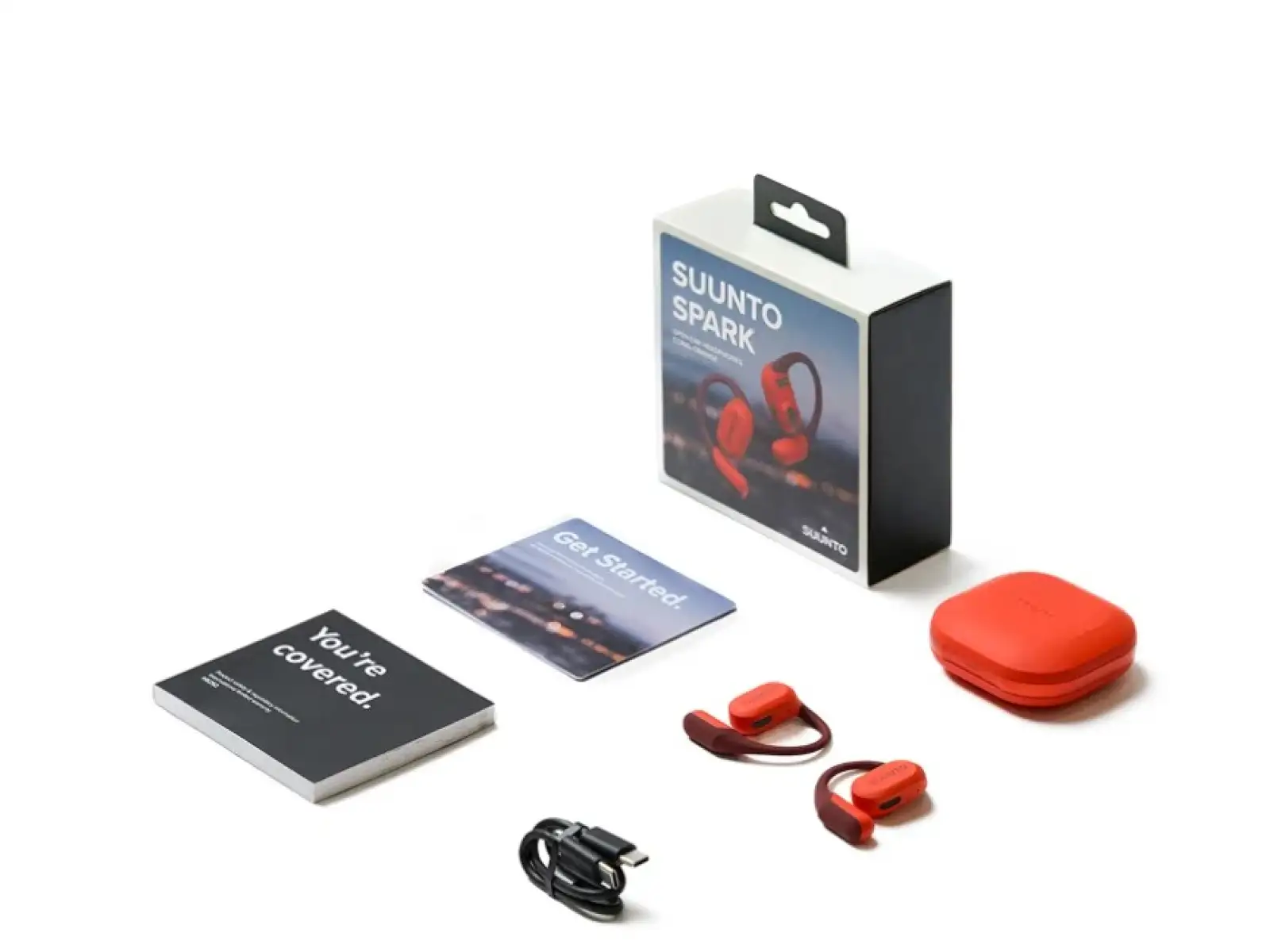 Suunto Spark Laufkopfhörer Coral Orange