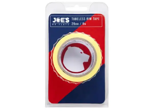 Joes Tubeless Gelbes Felgenband 9 m x 29 mm - Schlauchloses Felgenband