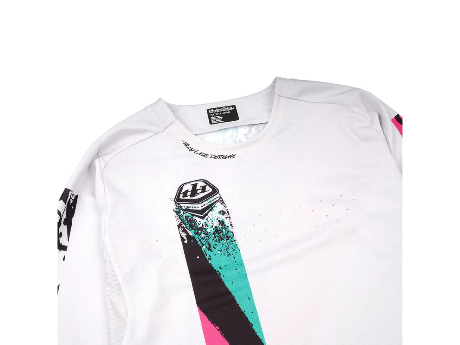 Troy Lee Designs Sprint Full Pull Kindertrikot Langarm Chalk