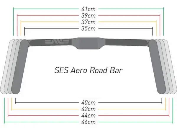 Enve SES Aero Road Compact Drop Straßenlenker schwarz