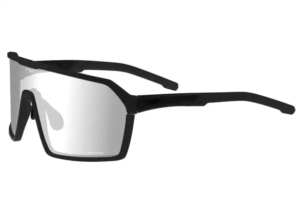 R2 Factor Radbrille Glanz Schwarz/fotochromatische Gläser