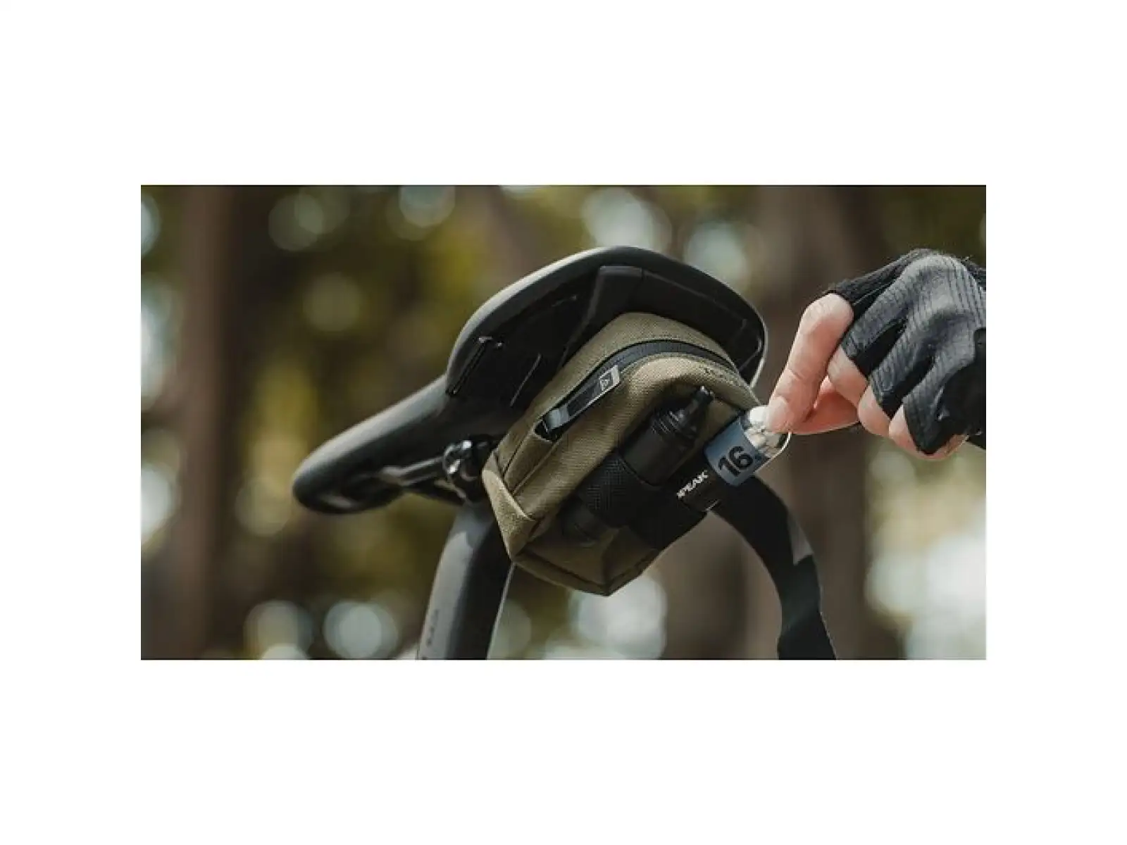 Topeak Elementa SeatBag Slim M 0,5 l Satteltasche Grün