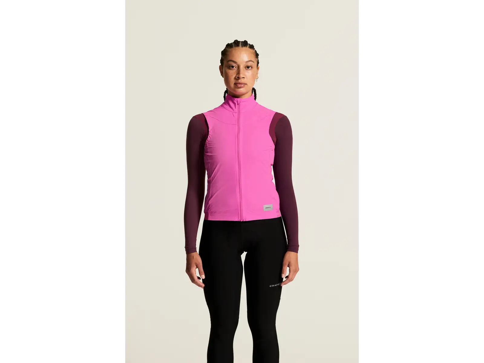 Craft Endur Light Wind Damenweste rosa