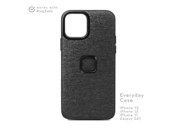Peak Design Mobile Everyday Case für iPhone 12 Mini Hülle in Anthrazit.