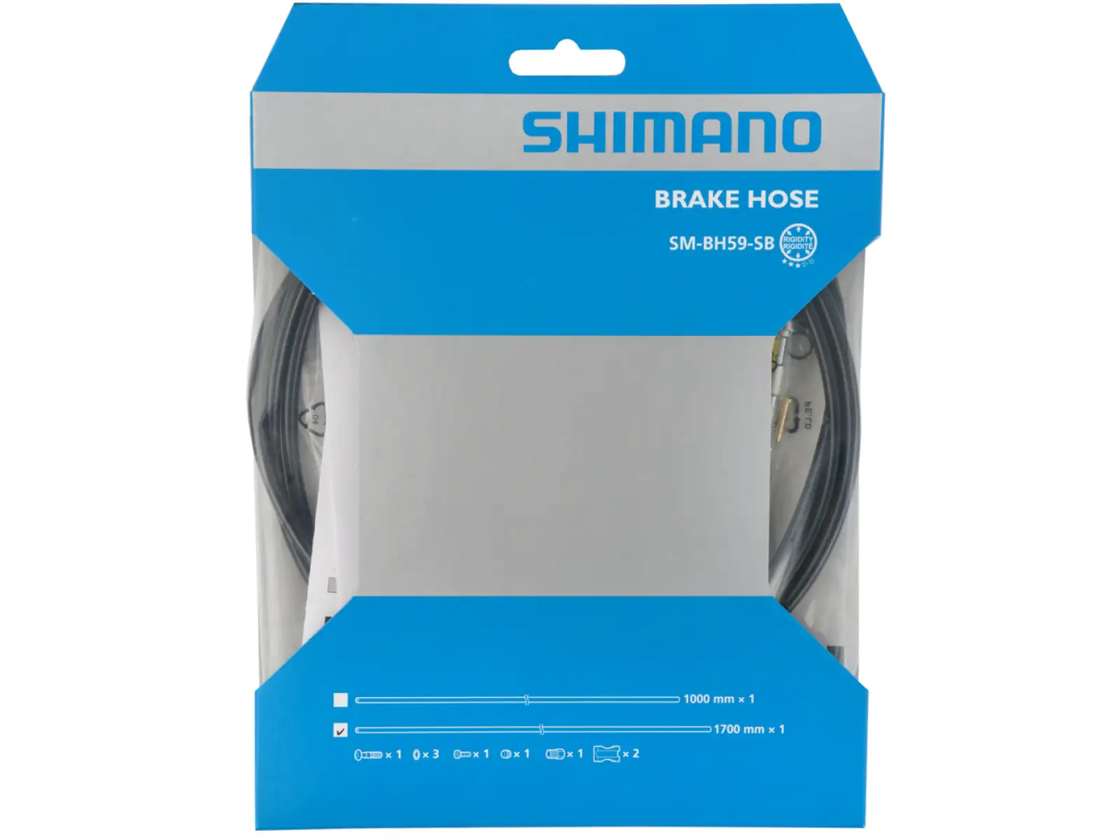 Shimano SM-BH59-SB Bremsleitung hinten Schwarz 1700 mm