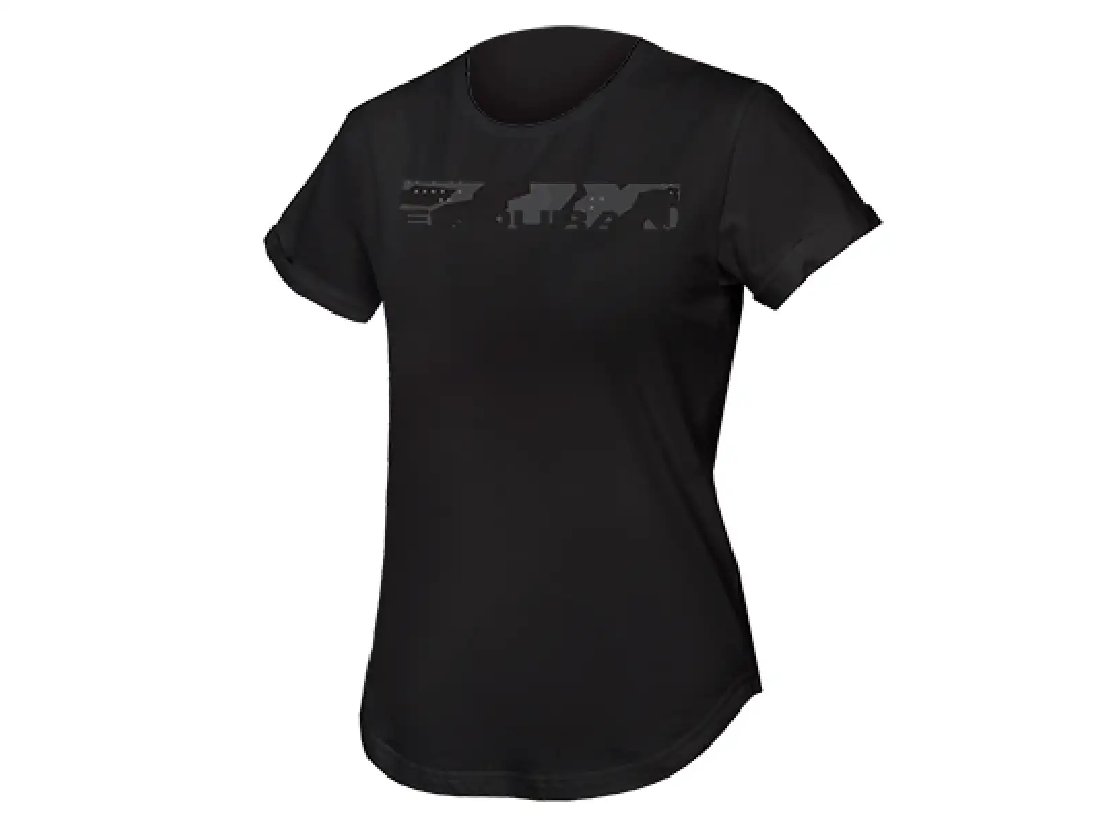 Endura One Clan Organic Tee Camo Damen T-Shirt Schwarz