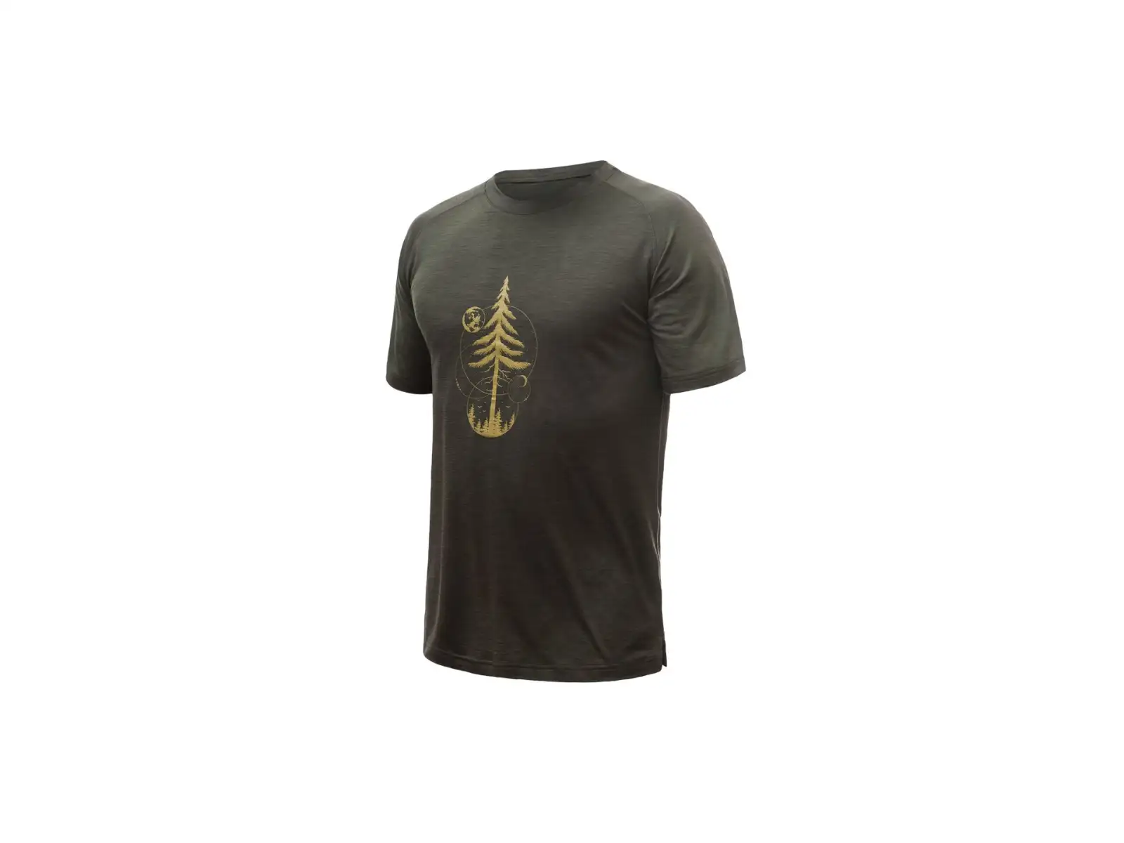 Sensor Merino Air Earth Herren T-Shirt kurzarm Olive Green