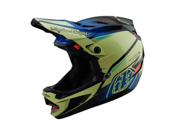 Troy Lee Designs D4 Composite Helm Drip Glo Yellow