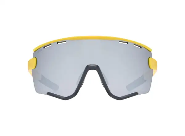Uvex Sportstyle 236 Radbrille Set Sunbee Black Mat/Mirror Silver+Clear