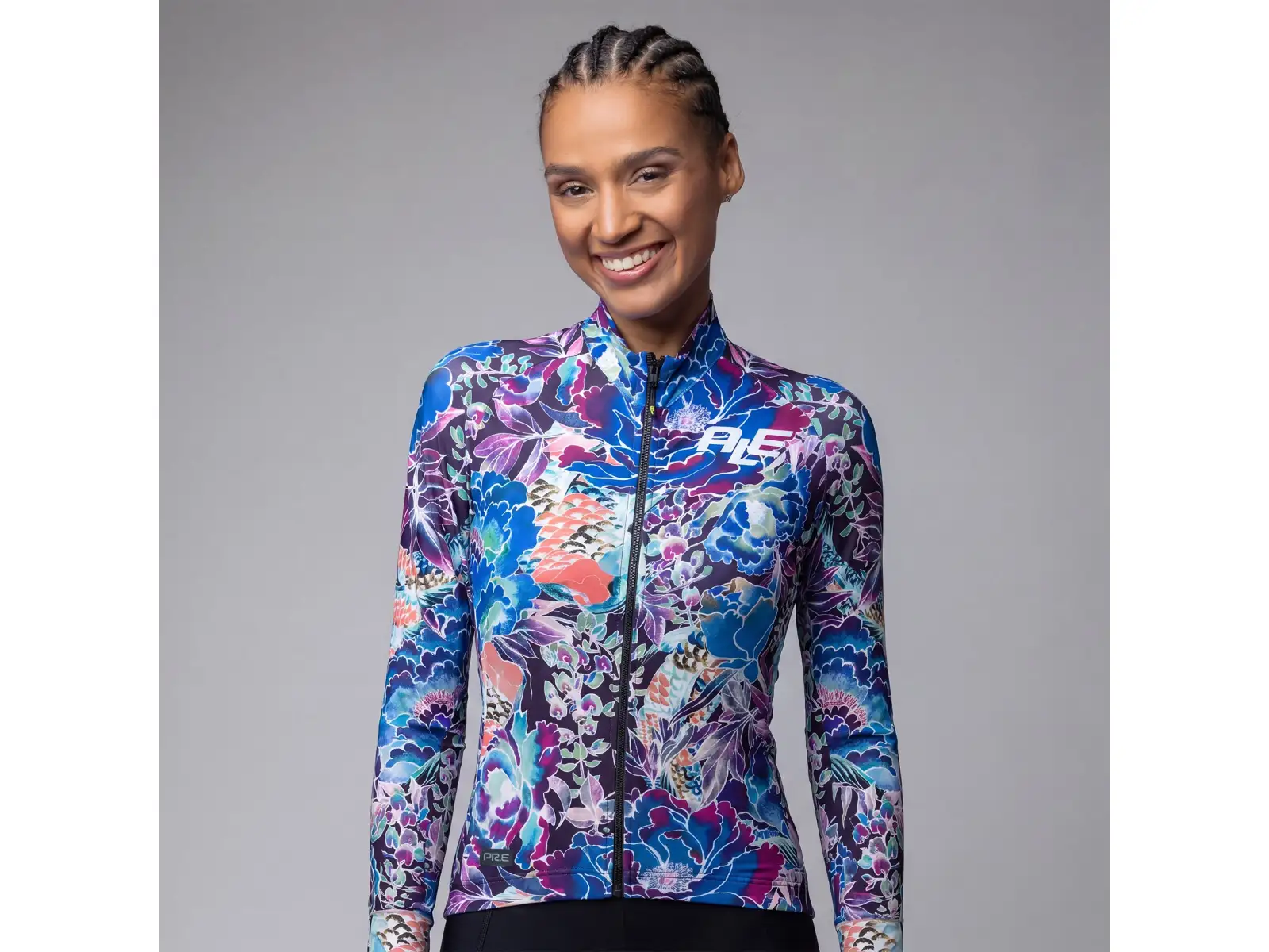 Alé PR-E Jardin Damen Thermotrikot Langarm Purple Combo