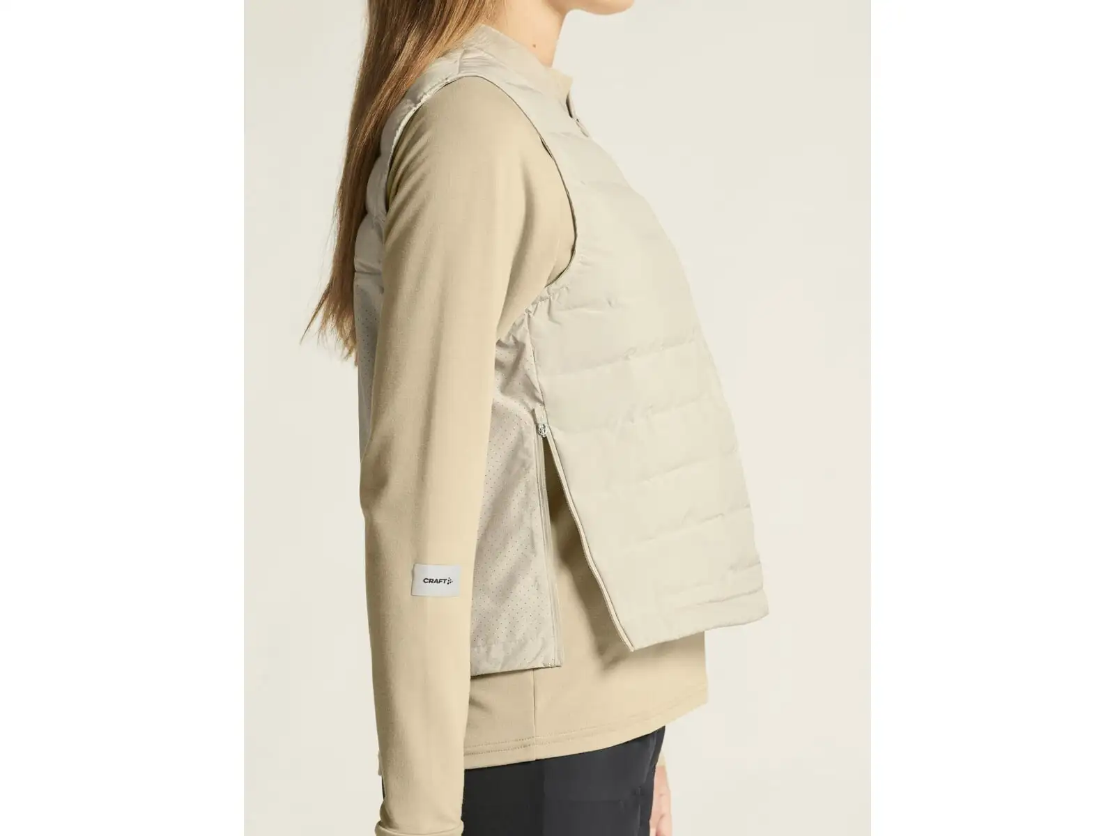 CRAFT SubZ 5 Damen Laufweste beige