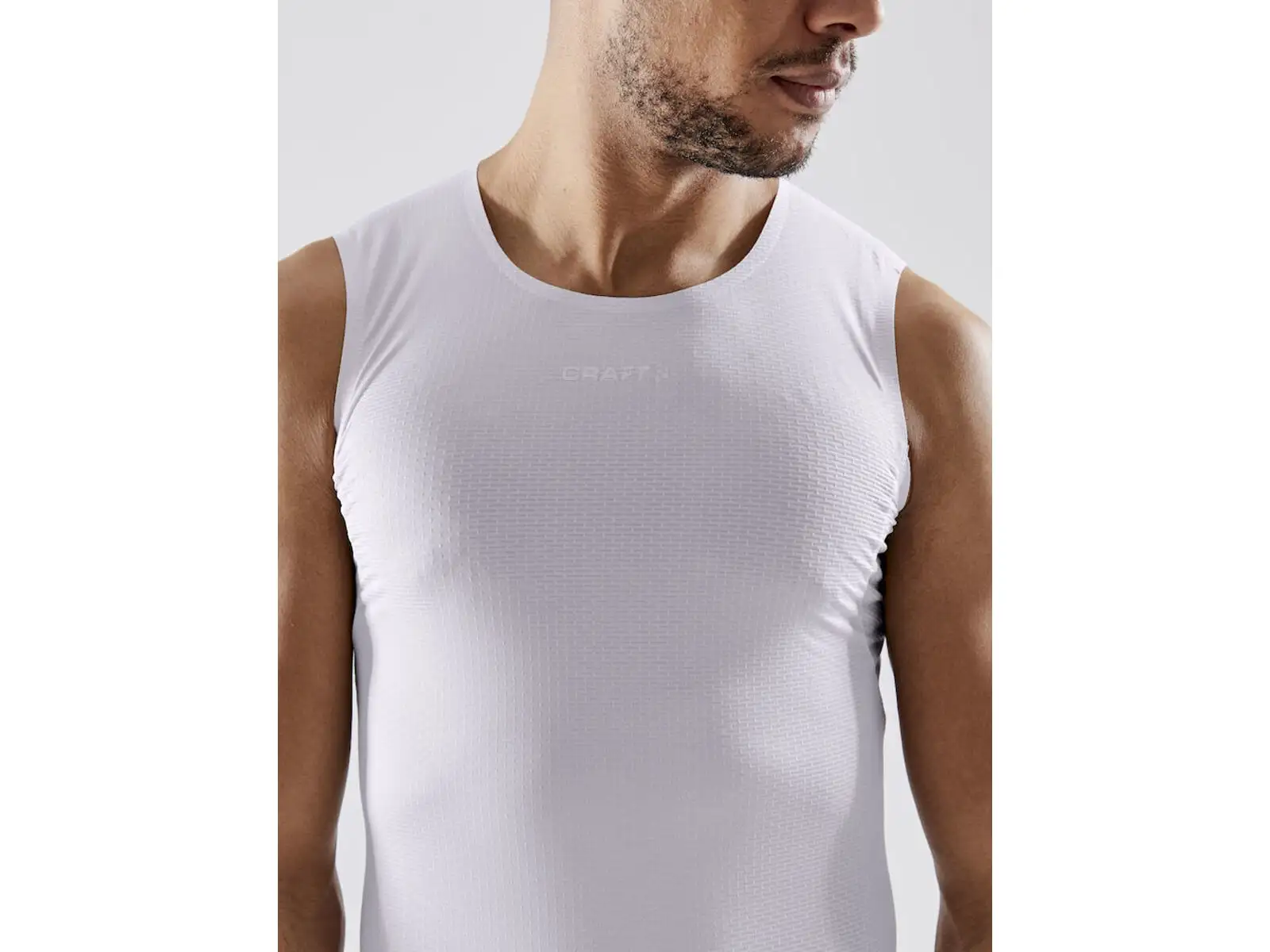 Craft Pro Dry Nanoweight Herren Trikot ohne Ärmel White