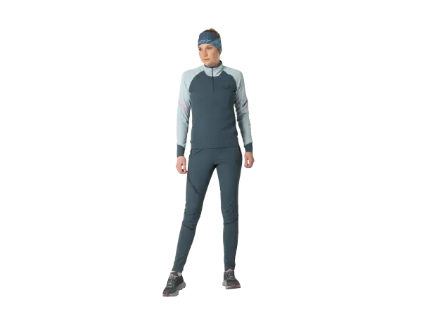 Dynafit Alpine 1/2 Zip Damen Langarmshirt Himmelblau