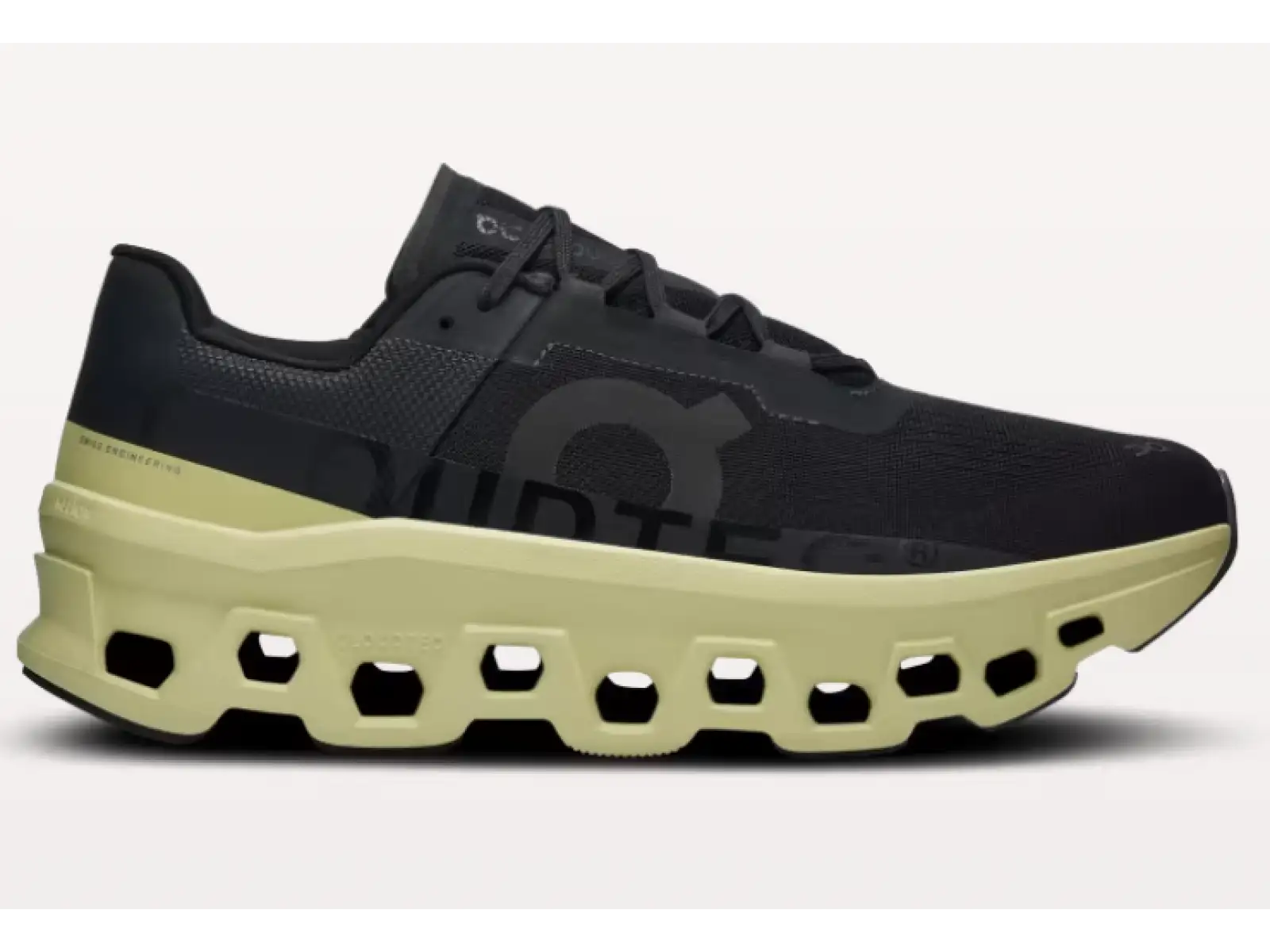 ON Cloudmonster Herren Laufschuhe Schwarz/Akazie