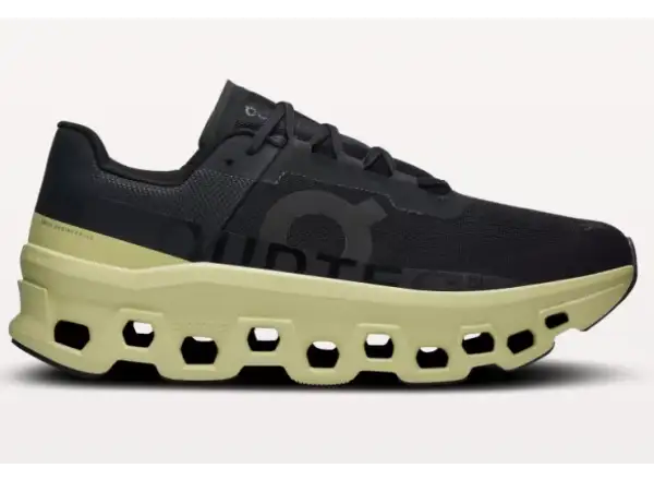 ON Cloudmonster Herren Laufschuhe Schwarz/Akazie