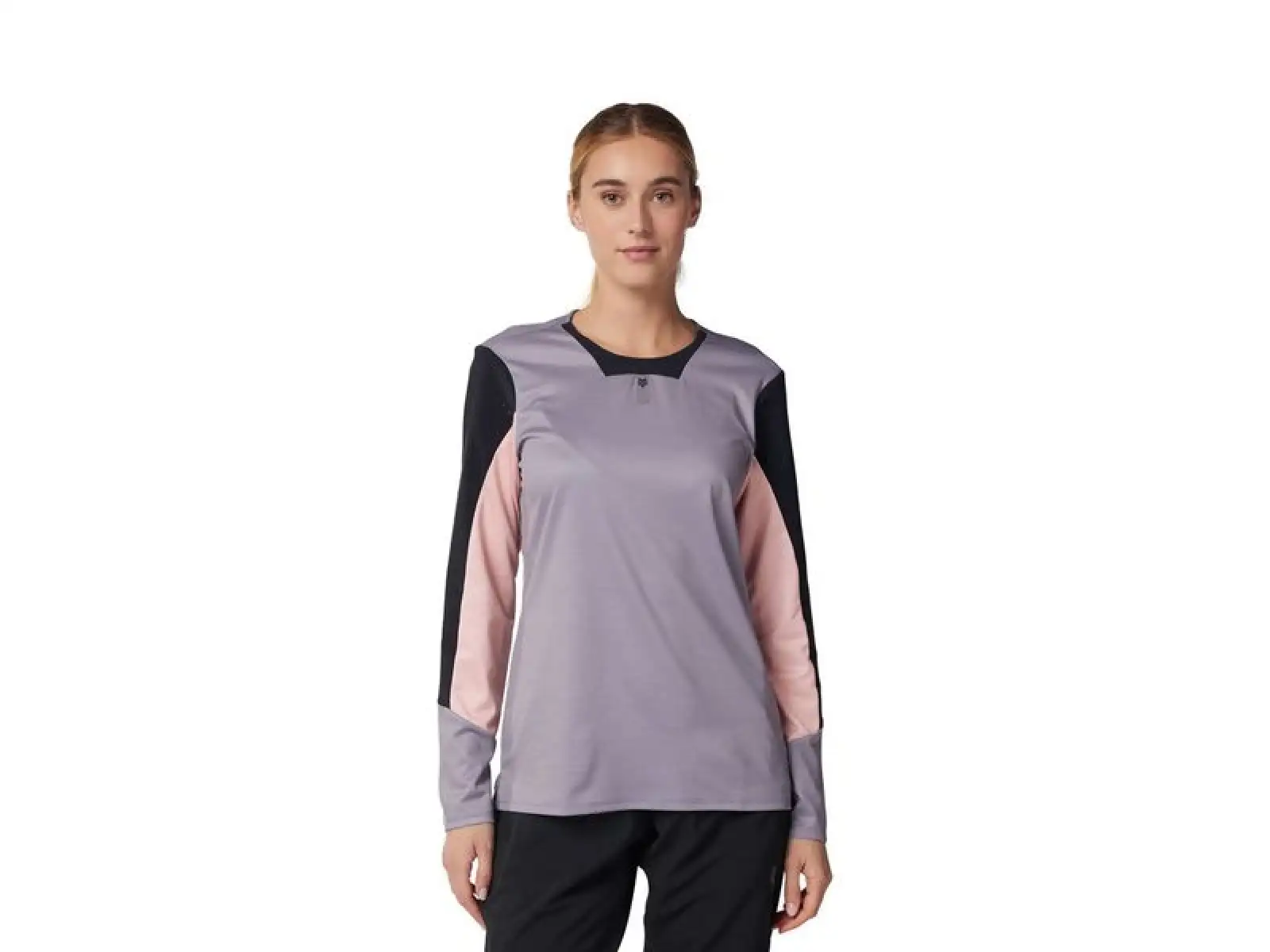 Fox Defend Damen Langarmtrikot Stone