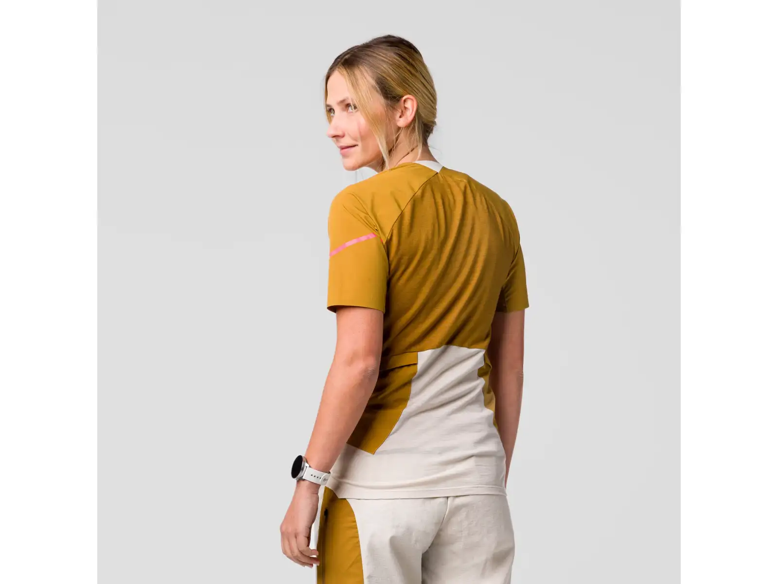 Salewa Vento AM HZT Damen kurzarm Shirt Haferflocken