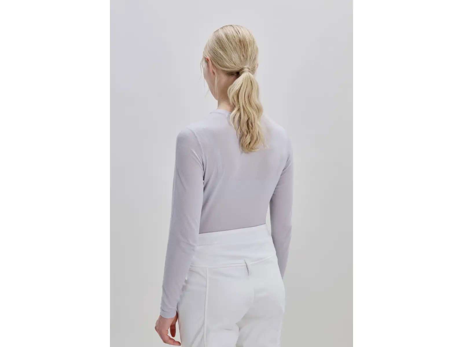 POC Layer Mid Damen-Unterhemd Langarm Granite Grey