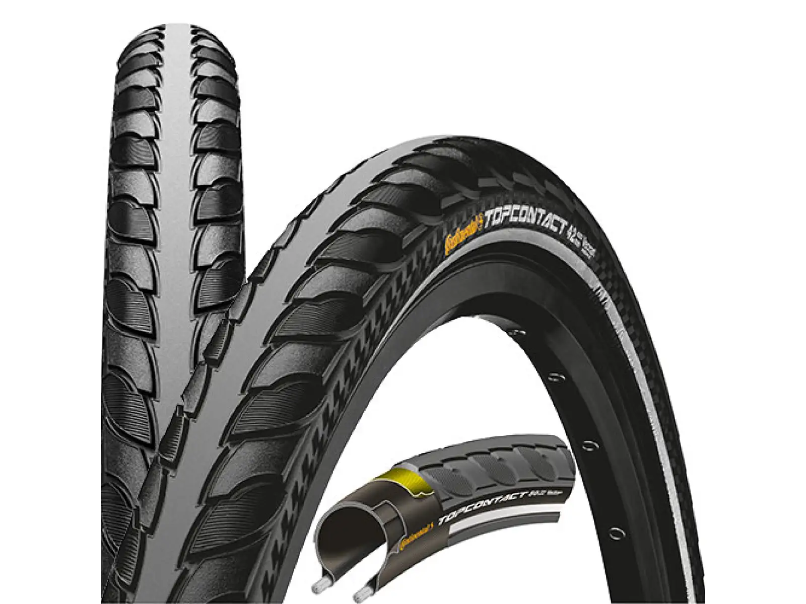 Continental Top Contact II Reflex 28" Trekkingreifen Kevlar