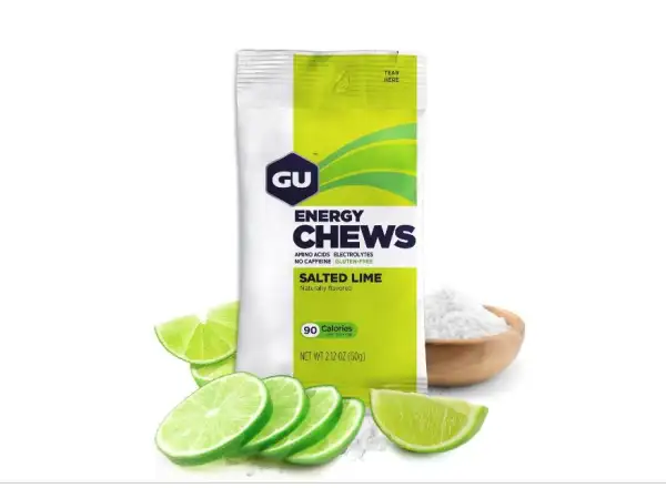 GU Energy Chews Salted Lime Geschmack 60 g