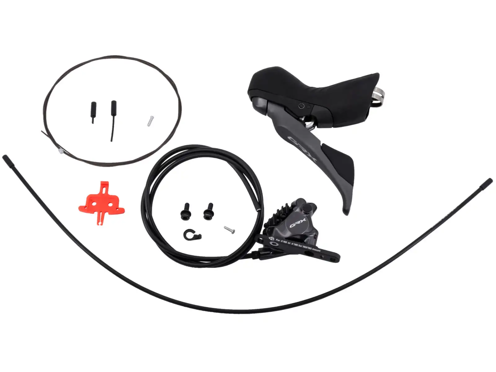 Shimano GRX ST-RX820+BR-RX820 Vordere Scheibenbremse und 2-fach Schaltung