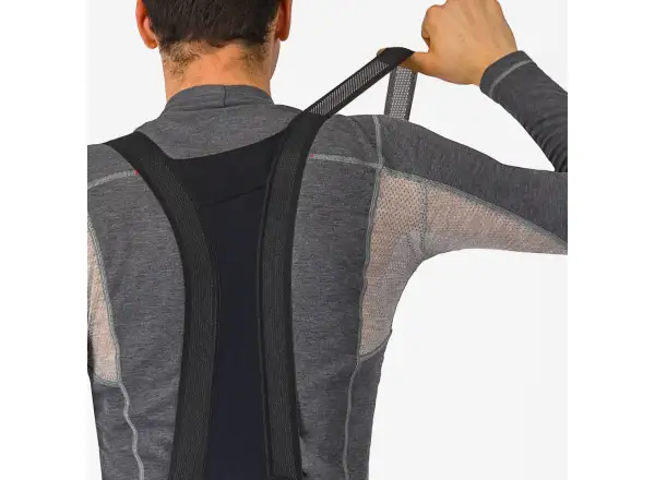 Castelli Espresso Bibtight Herrenhose mit Trägern und Polsterung Schwarz