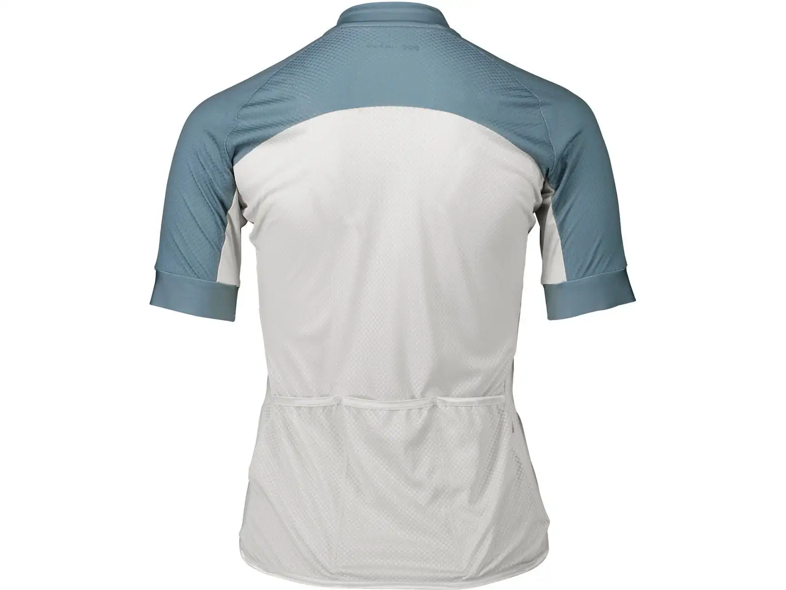 POC Essential Road Logo Damen Radtrikot Okenite Off-White/Calcite Blue