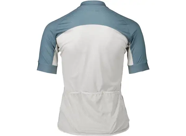 POC Essential Road Logo Damen Radtrikot Okenite Off-White/Calcite Blue