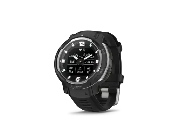 Garmin Instinct Crossover Standard Edition Smartwatch Schwarz