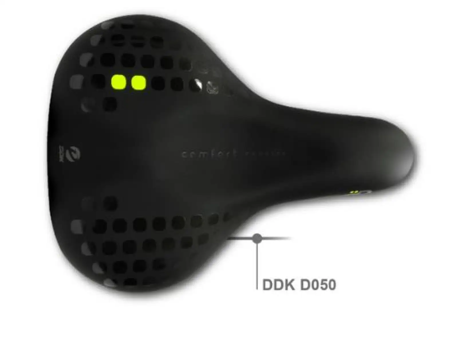 DDK D050 City Trekking-Sattel schwarz