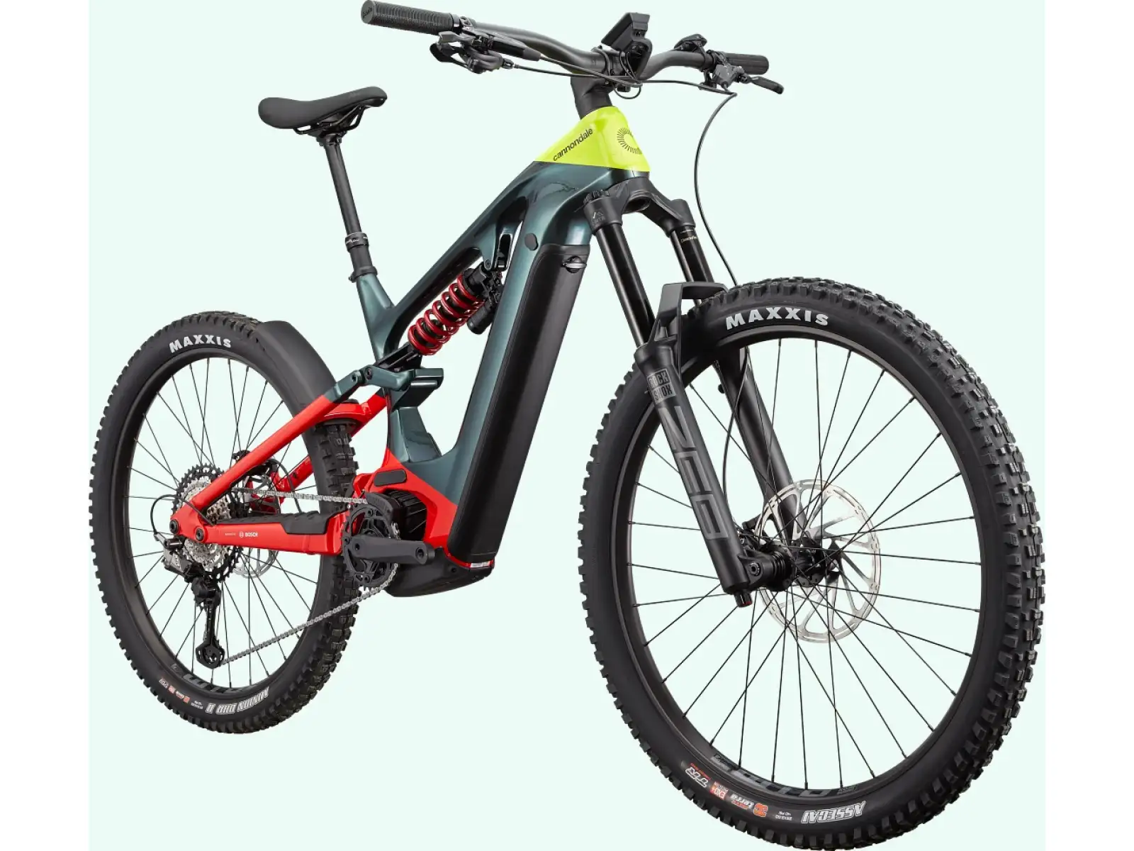 Cannondale Moterra Neo Carbon LT 1 vollgefedertes Elektrofahrrad Gunmetal Green