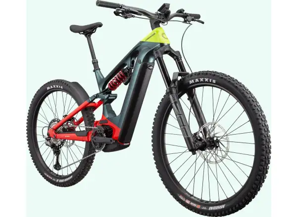 Cannondale Moterra Neo Carbon LT 1 vollgefedertes Elektrofahrrad Gunmetal Green