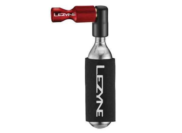 Lezyne Trigger Drive CO2 Kopf für Kartuschenpumpe rot