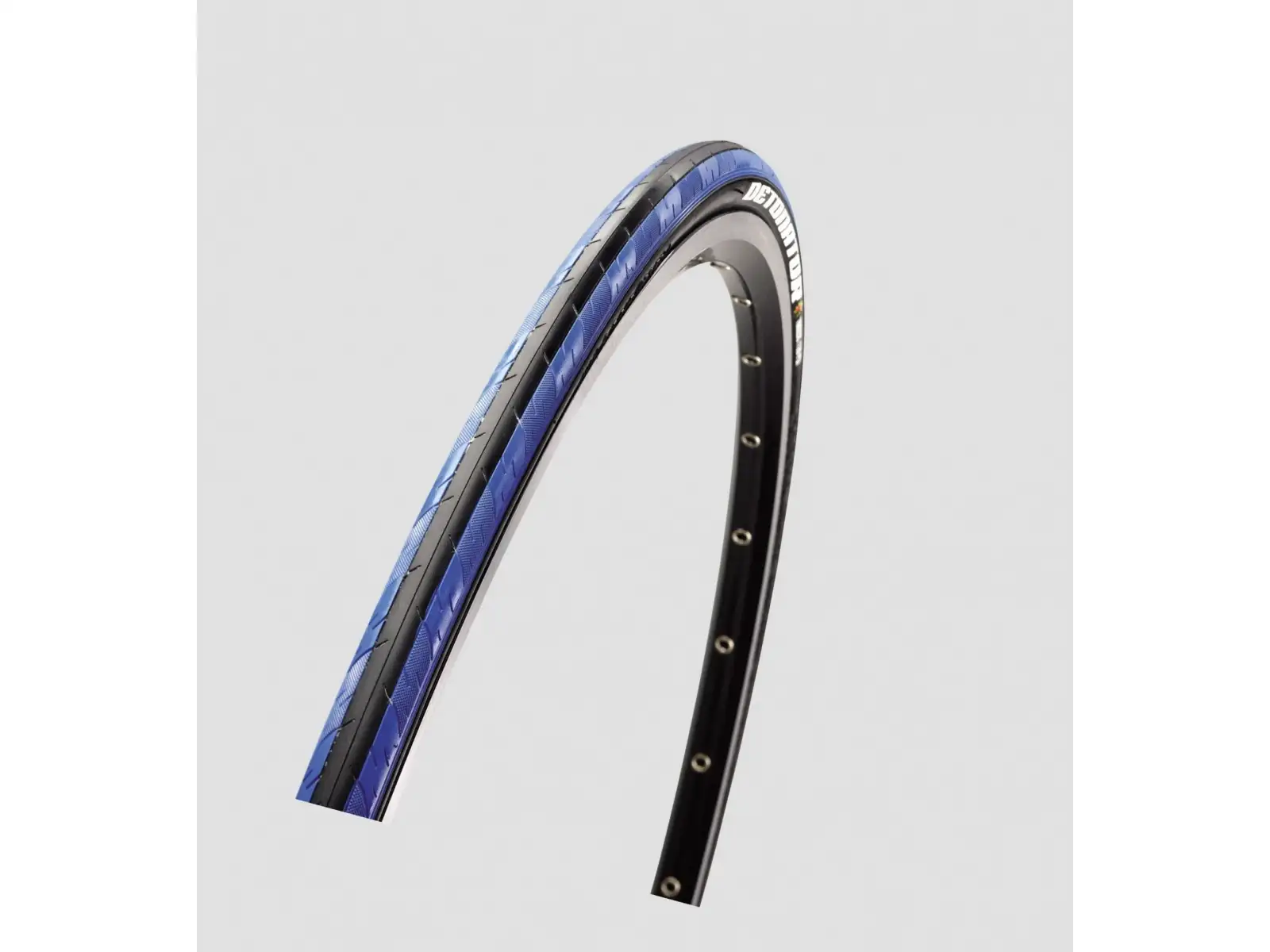 Maxxis Detonator 700x23 Straßenreifen mit Kevlar in Blau.