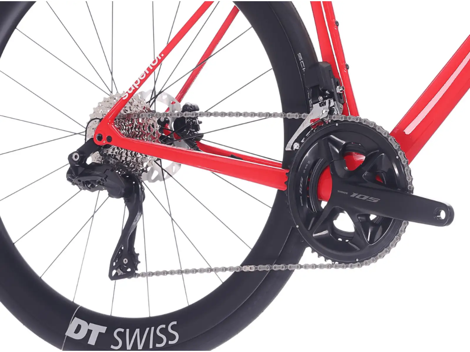 Superior RR 9.6 Rennrad Gloss Red / White