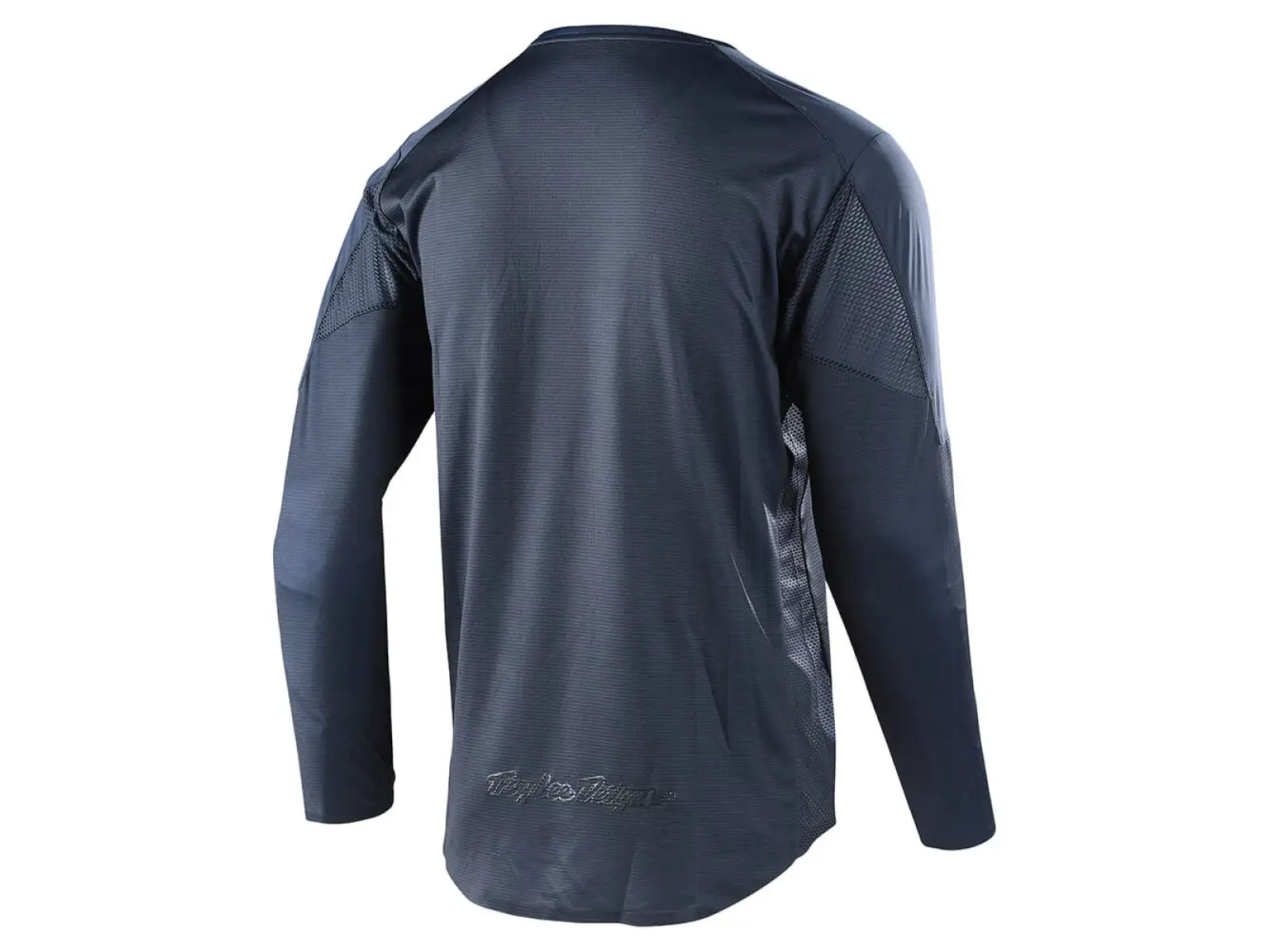 Troy Lee Designs Drift Solid Herren Langarmshirt dunkles Holzkohle