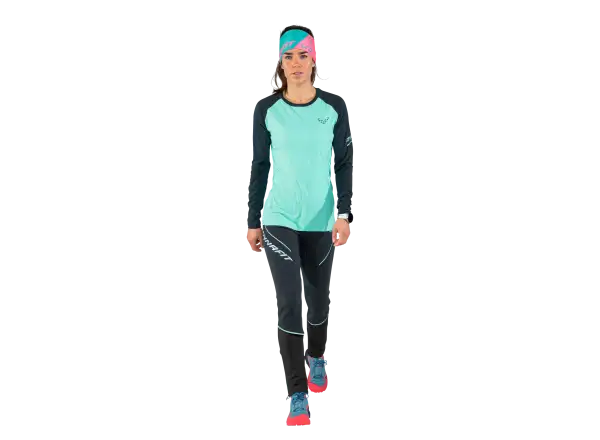 Dynafit Alpine Warm Damen Thermo-Leggings Blaubeere/Marinblau