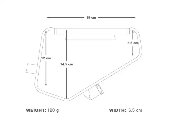 Apidura Hydropack für Rahmentaschen 3 l