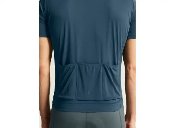 Craft Everyday Herren-Trikot Kurzarm blau