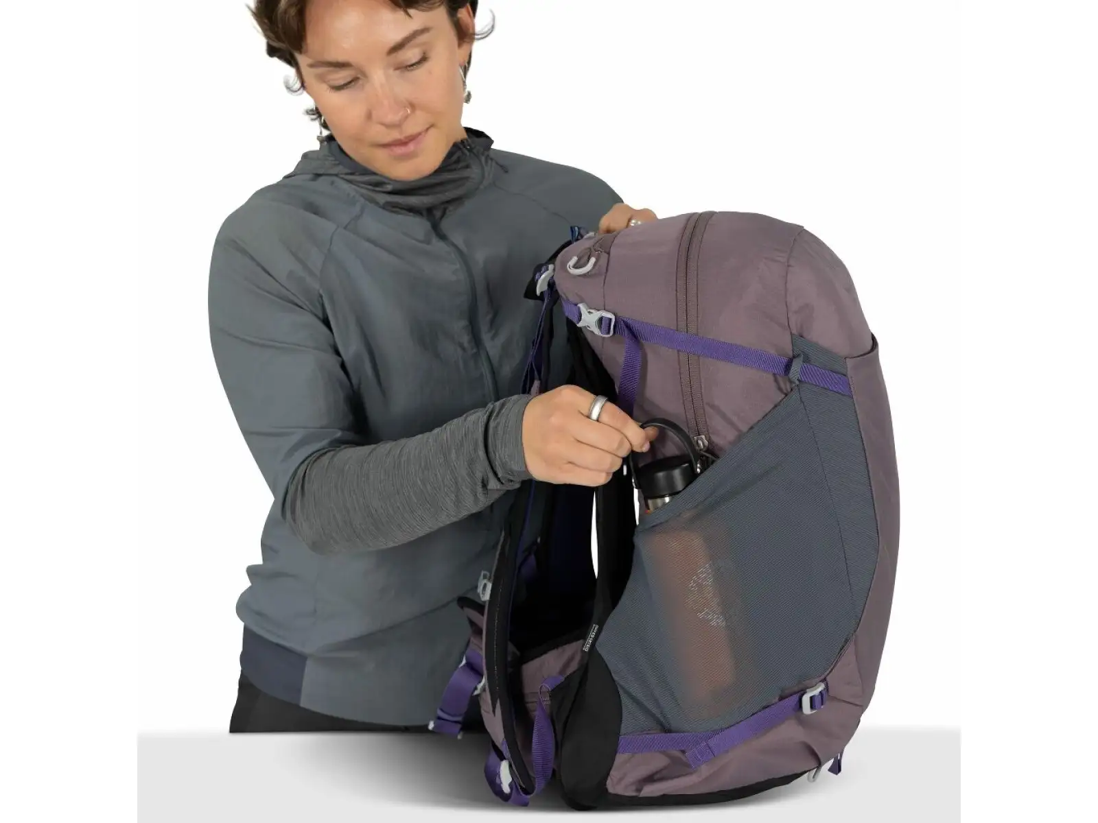 Osprey Hikelite Rucksack 28 l Graphite purple