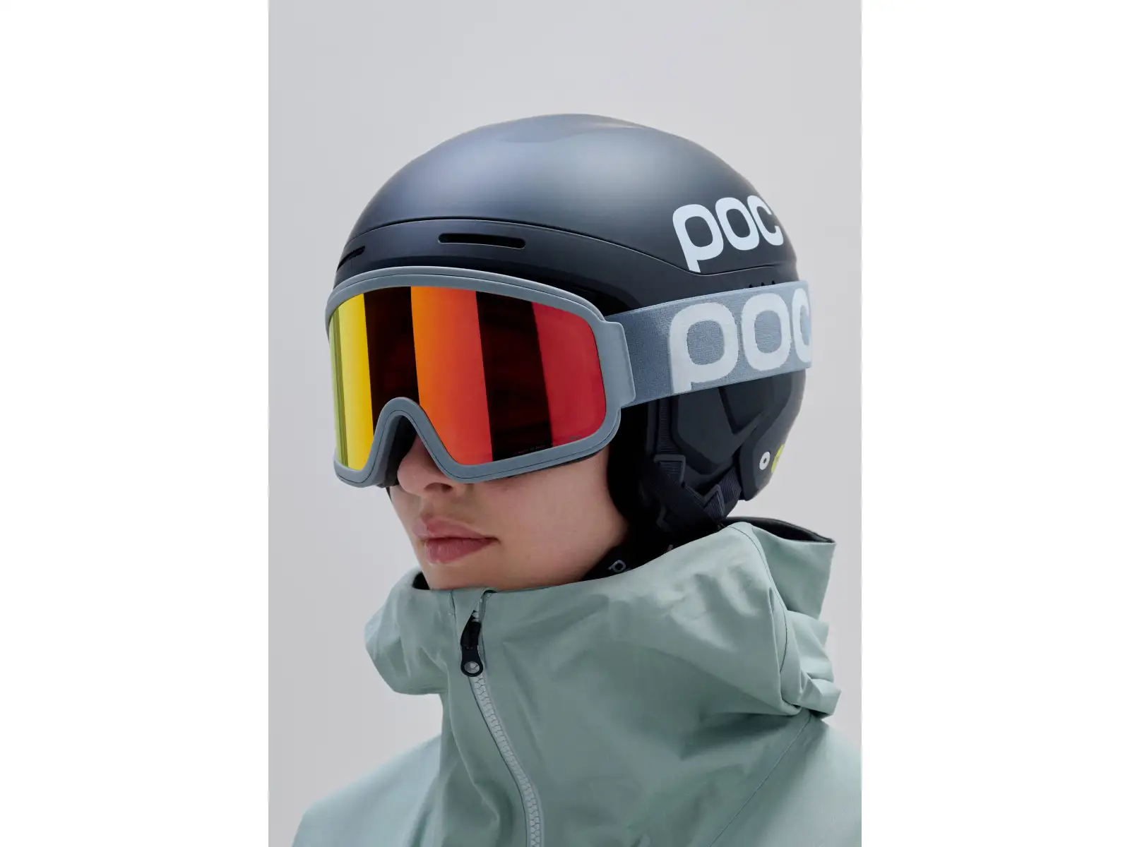 POC Ciasma Skibrille Uranium Black/Partly Sunny Orange