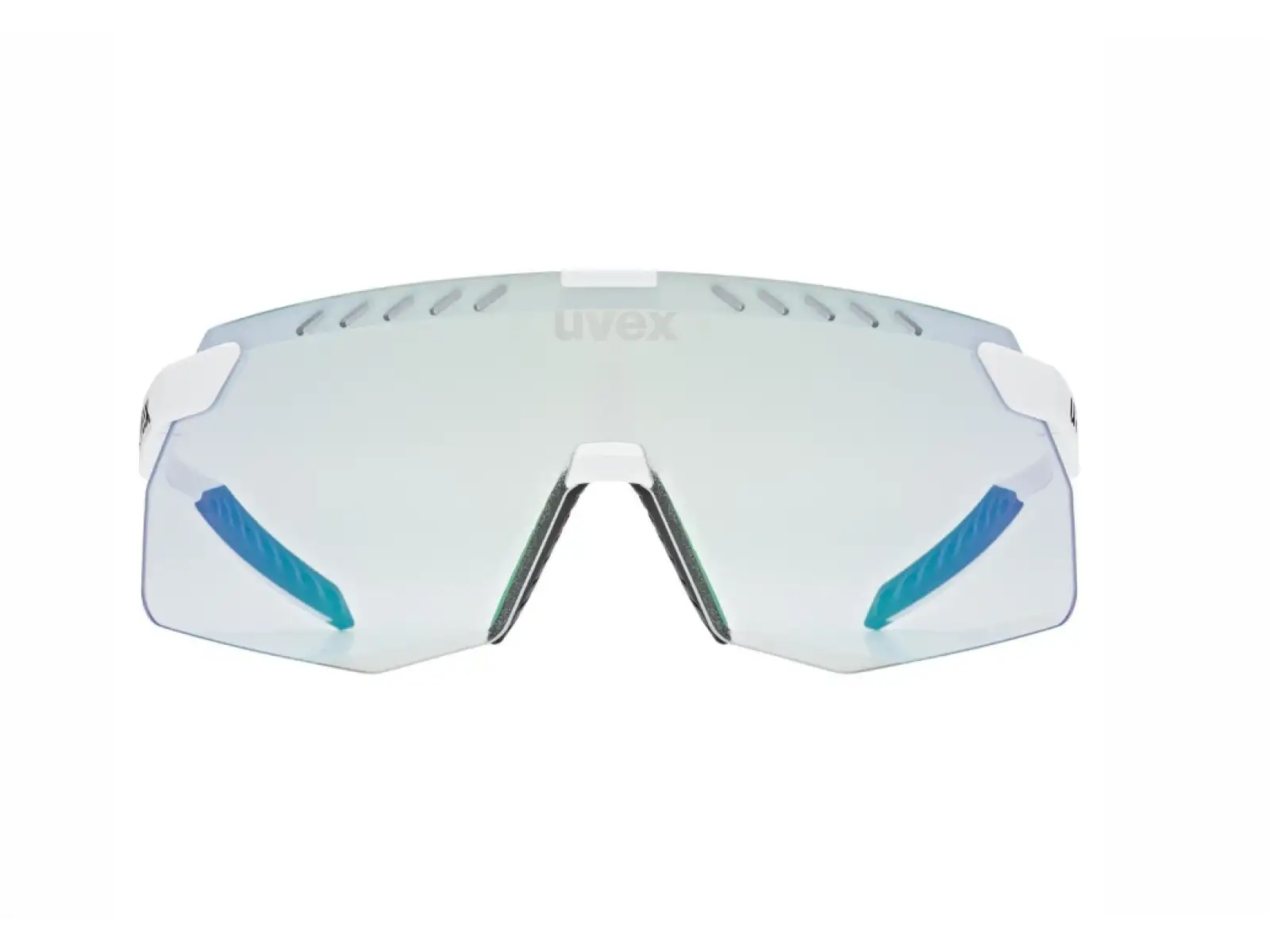 Uvex Pace Stage Variomatic Small Brille White Matt/Mirror Green
