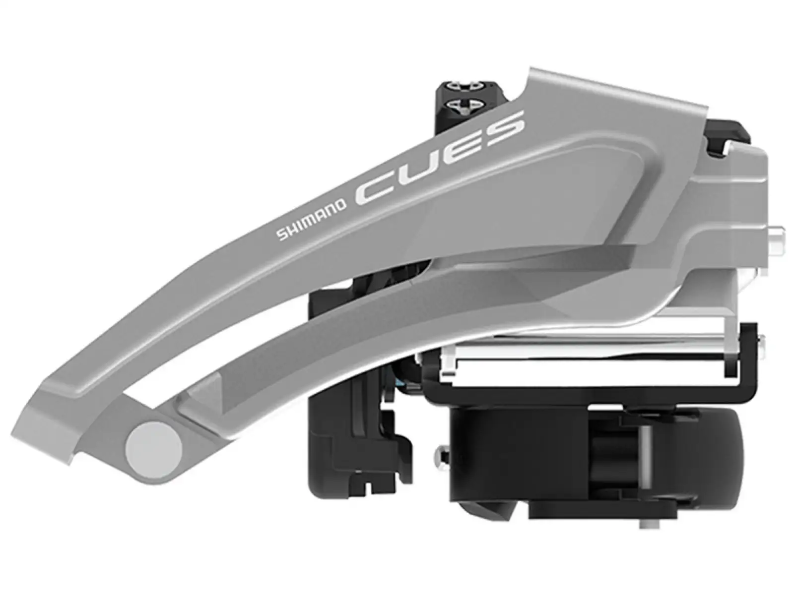 Shimano CUES FD-U4010-L 2×9-fach Umwerfer Top Swing Low Clamp