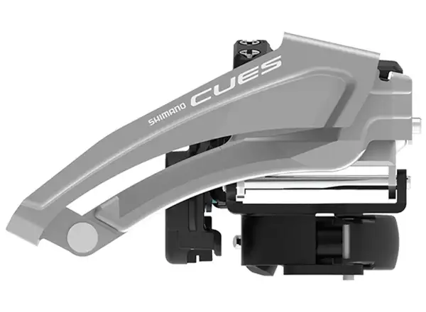 Shimano CUES FD-U4010-L 2×9-fach Umwerfer Top Swing Low Clamp