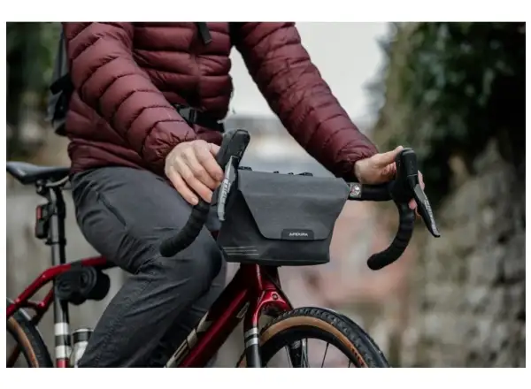 Apidura Lenkertasche – City 2 l Dunkelgrau